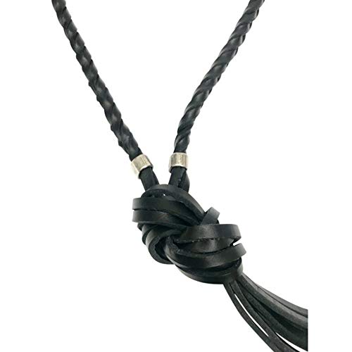 Leyva - Cinturón de señora de piel trenzado en espiga (85 cm)
