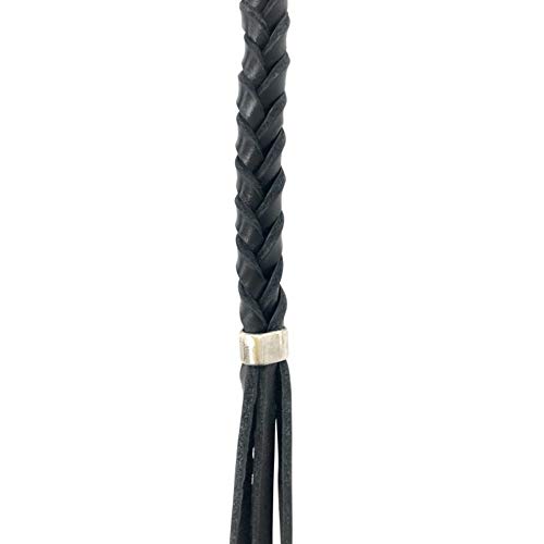 Leyva - Cinturón de señora de piel trenzado en espiga (85 cm)