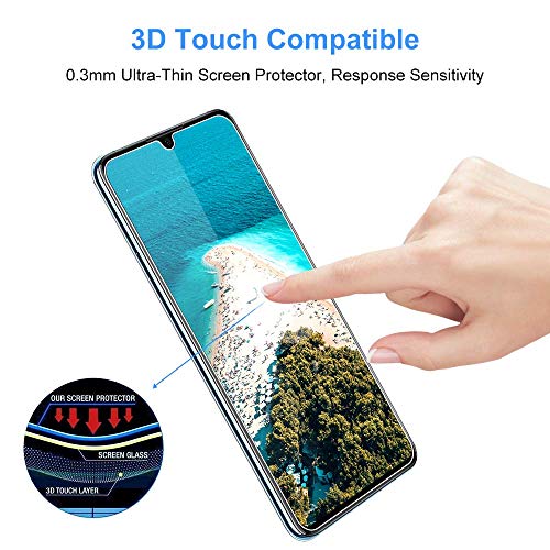 Lixuve Cristal Templado para Huawei P30 Protector Pantalla, Alta Definicion Vidrio Templado, Anti-Arañazos, Anti-Burbuja, Anti-Aceite, 3 Unidades