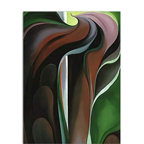 LLXHG Canvas Retro Paintings Office Living Room Decoración del Hogar sobre Lienzo Wall Art Posters Antique La Traducción De Flower-50X60Cmx3Pcs Sin Marco