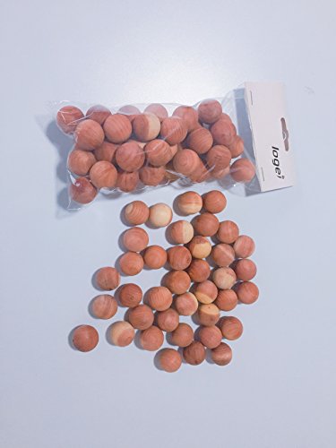logei®40pcs Bola de Cedro Madera de Cedro para Armario Cajón , Antipolillas