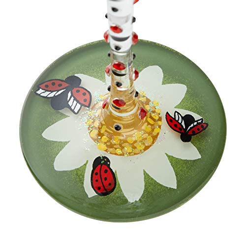 Lolita, Copa con dibujos de mariquitas y plantas, Enesco