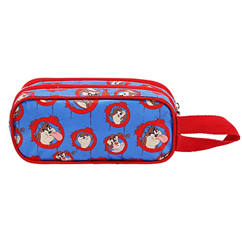Looney Tunes Taz-Estuche Portatodo 3D Doble