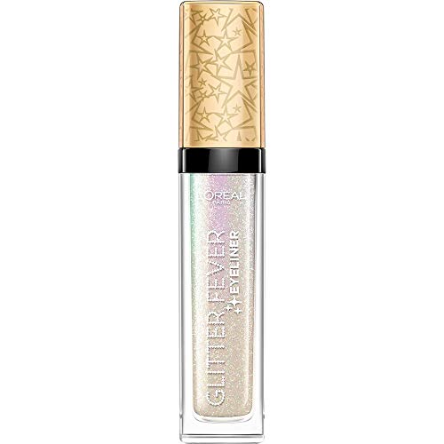L'Oreal Cosmetics Paris Glitter Liner Xmas - Delineador de ojos. 02 Flash Sunset Fever, Blanco