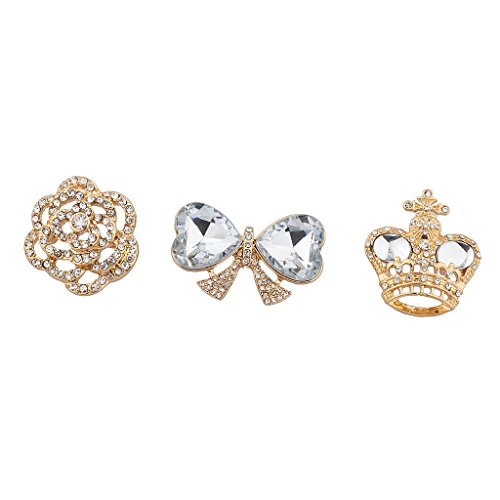 LUX accesorios dorado Pin "Royal Set (3pc)