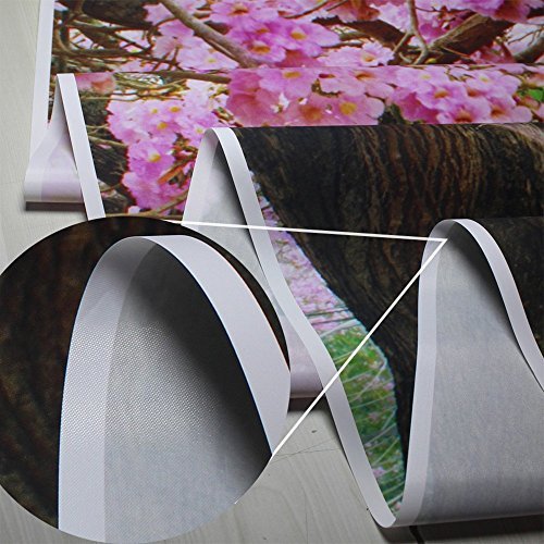 LYWYGG 7x5FT Hojas caídas Paisaje de Hoja caduca Paisaje Natural Telones de Fondo de otoño Árbol y Hojas de otoño Amarillas Ver Decoraciones de Fiesta CP-68