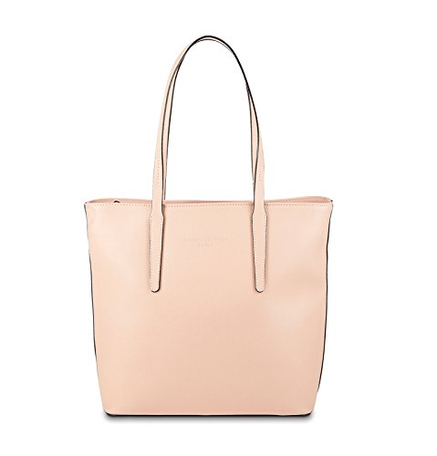 MAISON HERITAGE IRIS-Bolso de piel para mujer, fabricado en Italia, rosa, 29cm x 12cm x 30cm