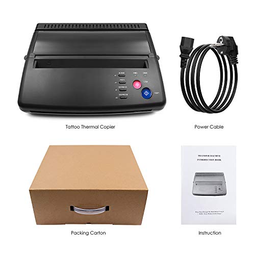 Máquina de transferencia de tatuajes BIOMASER® Tattoo Printer Drawing Thermal Stencil Maker Copiadora para Papel de Transferencia de Tatuajes Papel de Carbón