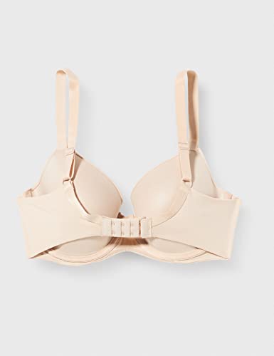 Marca Amazon - Iris & Lilly Sujetador Copa Alta Mujer, Beige (Nude), 85F, Label: 32E