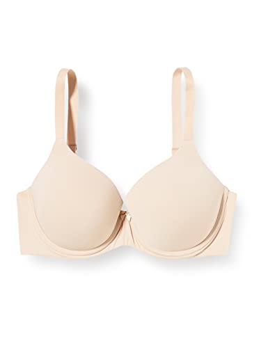 Marca Amazon - Iris & Lilly Sujetador Copa Alta Mujer, Beige (Nude), 85F, Label: 32E