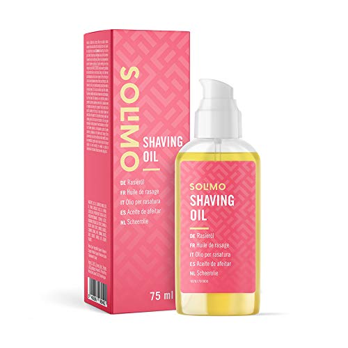 Marca Amazon - Solimo Aceite para antes y después de afeitar, 75 ml