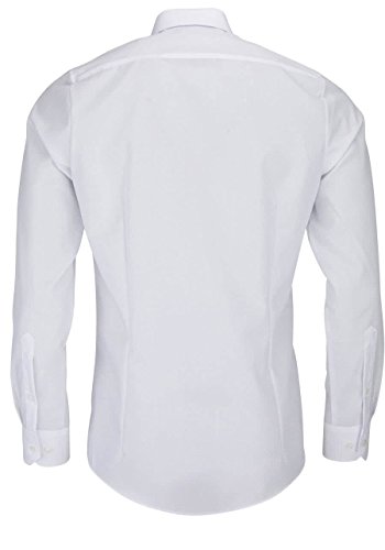 Marvelis 6798.64.00 Body Fit - Camisa con costura de división Blanco 44