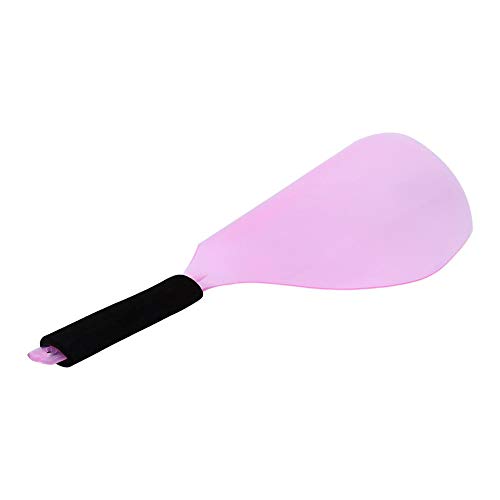 Máscara profesional para laca para el cabello, protector de aerosol transparente irrompible Salon de peluquería Laca de plástico para los ojos Protector de piel para la cara Belleza Peinado(Rosado)