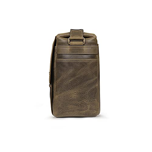 MegaGear Maletín Satchel Portfolio Notebook Tablet Messenger Bag para Hombres y Mujeres con Correa Ajustable para el Hombro