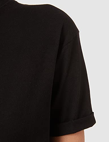 Mexx Organic Cotton T-Shirt Camiseta, Negro, L para Mujer