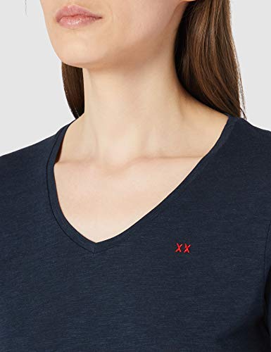 Mexx T-Shirt Short Sleeve FEMMIE Camiseta, Azul Zafiro (Navy), M para Mujer