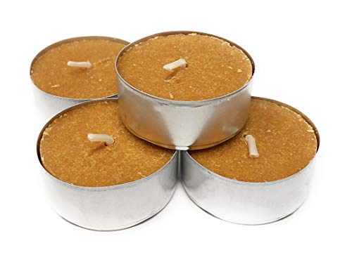 MGE - Velas Perfumadas - Velas Tealights - Velas de Té - 4,5 Horas - 80 Unidades - Canela
