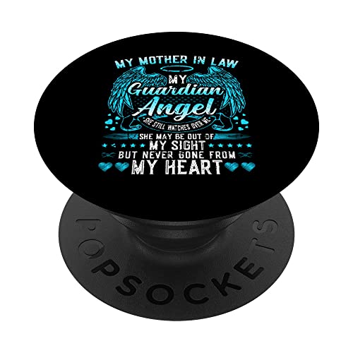 Mi suegra ángel guardián recuerdo conmemorativo PopSockets PopGrip Intercambiable