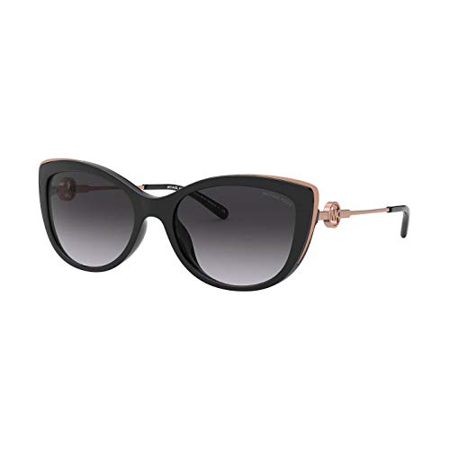 Michael Kors 0MK2127U Gafas, Black/Grey Shaded, 55 para Mujer