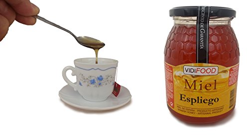 Miel de Espliego - 1kg - Producida en España - Tradicional & 100% pura - Aroma Floral y Sabor Dulce