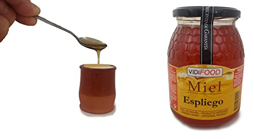 Miel de Espliego - 1kg - Producida en España - Tradicional & 100% pura - Aroma Floral y Sabor Dulce