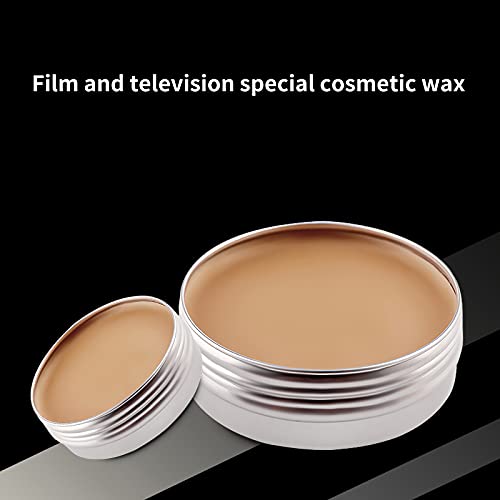 MKNIUA Cera De Maquillaje De Halloween, Cera De Maquillaje De Cera De Modelado De Heridas Falsas De 63g con Espátula para La Etapa del Festival De Halloween, Efectos Especiales, Color De Luz
