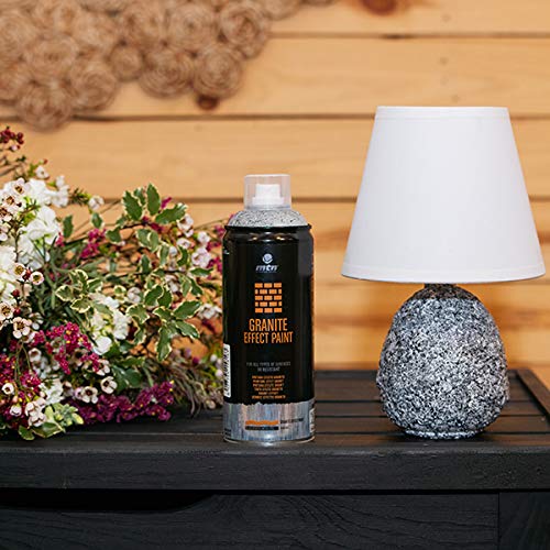 Montana Colors MTN Pro Efecto Granito Negro-Spray 400ml, 400 ml (Paquete de 1)