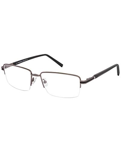 Montblanc MB0708 Monturas de Gafas, Gris (Anthracite Luc), 56.0 Unisex Adulto