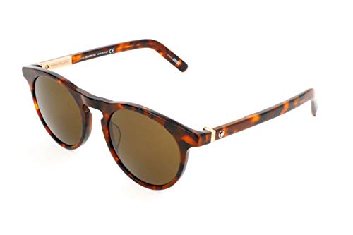 Montblanc Mont Blanc Gafas de Sol, Marrón (Brown), 51.0 Unisex Adulto