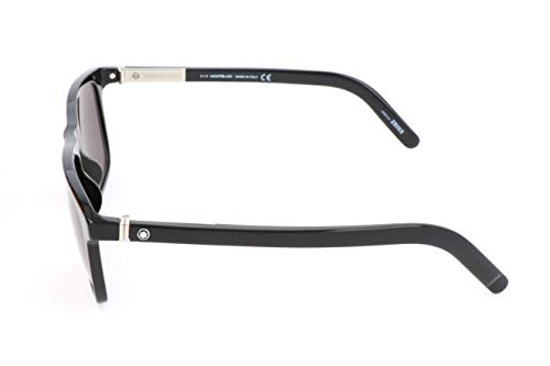 Montblanc Mont Blanc Gafas de Sol, Negro (Black), 56.0 Unisex Adulto