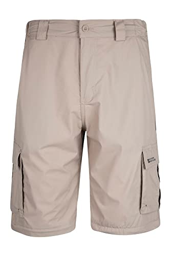 Mountain Warehouse Pantalones Desmontables Trek para Hombre Beige Oscuro 42