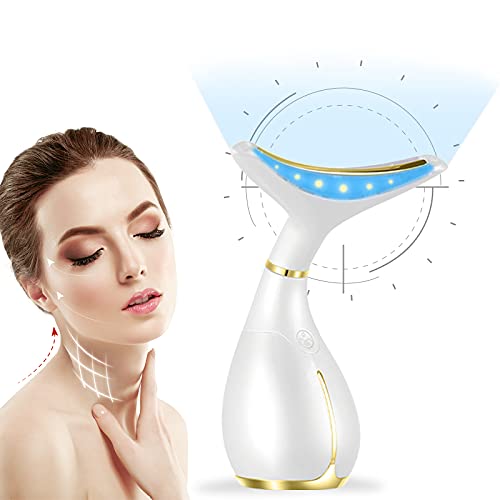 Ms.W Dispositivo de Belleza Electrico Masajeador Cara, Masaje Facial Aparatos Para Flacidez Cara Masajeador Facial Antiarrugas, Maquina Quita Arrugas Lifting Facial Skin Care Masajeadores Faciales