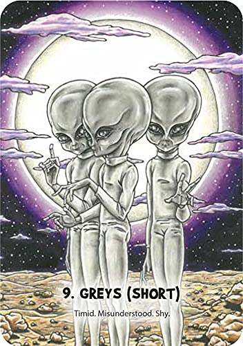 Mystic Martian Oracle: 40 Full-Color Cards and 128-Page Book