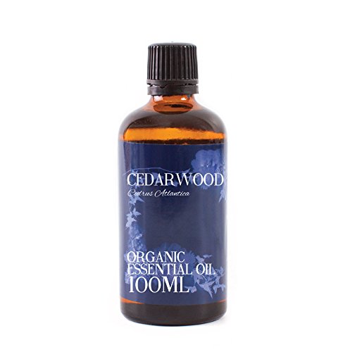 Mystic Moments Aceite esencial orgánico de madera de cedro - 100ml - 100% puro