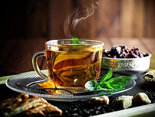 NAHOM Premium Darjeeling Loose Leaf Black Tea, Himalayan Black Tea - Flowery, Aromatic & Delicious | Picked & Packed in India | Champagne of Teas | 25 Tea Bags