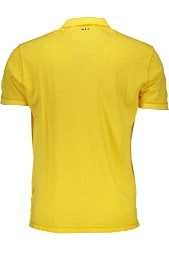 Napapijri Erzin Polo, Amarillo (Freesia Yellow Ya7), Large para Hombre