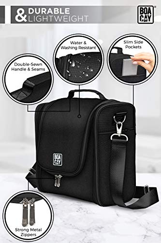 Neceser De Viaje Colgante Extragrande para Mujeres/Hombres, Bolsa de Higiene, Kit Organizador para el Baño y la Ducha con Bandas Elásticas para Artículos de Tocador, Cosméticos, Maquillaje y Pinceles