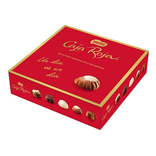 Nestlé Caja Roja bombones de chocolate - Pack de 6 x 45g