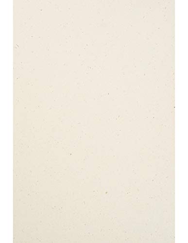 Netuno 50x papel reciclado color cremoso DIN A4 210x297mm 130g Flora Giglio papel natural ecológico orgánico vintage artesanal para impresora folletos proyectos DIY embalajes insertos manualidades