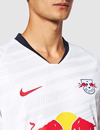 NIKE Rblz M Nk BRT Stad JSY SS Hm Football T-Shirt, Hombre, White/(University Red) (Full Sponsor), M