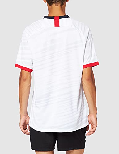 NIKE Rblz M Nk BRT Stad JSY SS Hm Football T-Shirt, Hombre, White/(University Red) (Full Sponsor), M