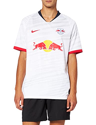 NIKE Rblz M Nk BRT Stad JSY SS Hm Football T-Shirt, Hombre, White/(University Red) (Full Sponsor), M
