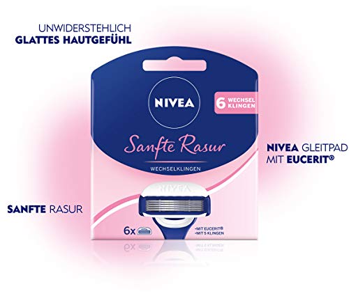 Nivea Cambio Cuchillas para oscilante articulación afeitadora para mujeres, afeitado
