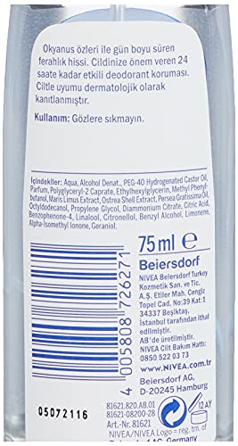Nivea Fresh Desodorante Natural Pack de spray de 6 x 75 ml