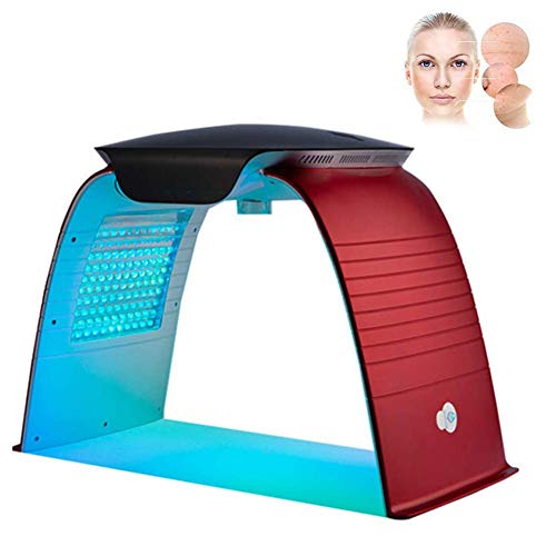 NSWD 7 Colores Led Máscara LED PDT Fotón Terapia de Luz Máscara Facial con Frio Calor Agua Rociar SPA Cara Rejuvenecimiento de Piel Anti Acné Belleza Dispositivo