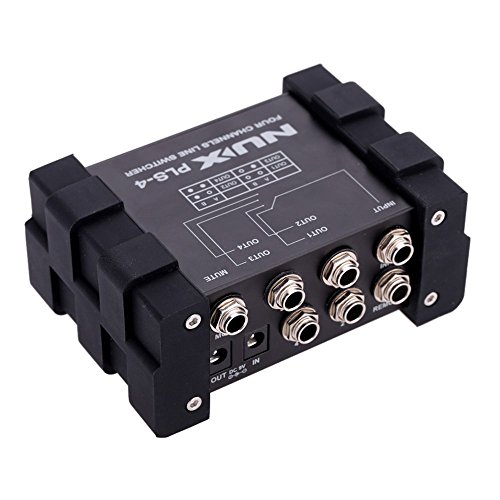 NUX PLS-4 Conmutador de cuatro canales para guitarra/Bass Line