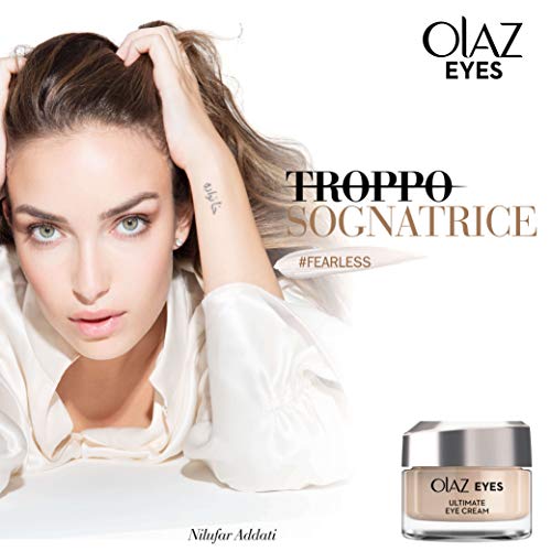 Olaz Eyes Ultimate Eye Cream - Crema antiojeras, arrugas e hinchazón, 15 ml