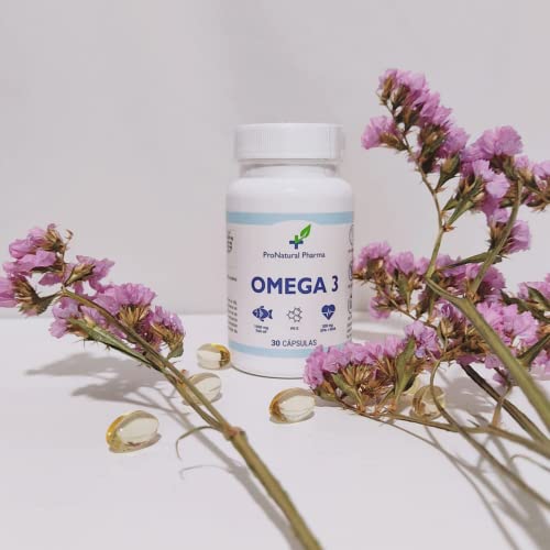 Omega 3 ProNatural Pharma + Vitamina E, 30 cápsulas blandas 1000 mg. Aceite de pescado