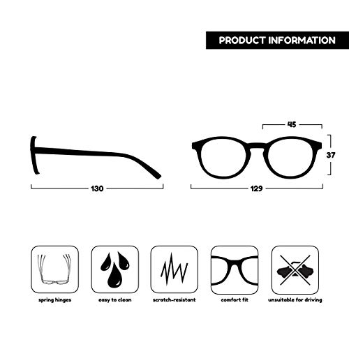 Opulize Zen Gafas De Lectura Oscuro Marrón Carey Pequeño Hombres Mujeres Bisagras Resorte R24-2 +1,00