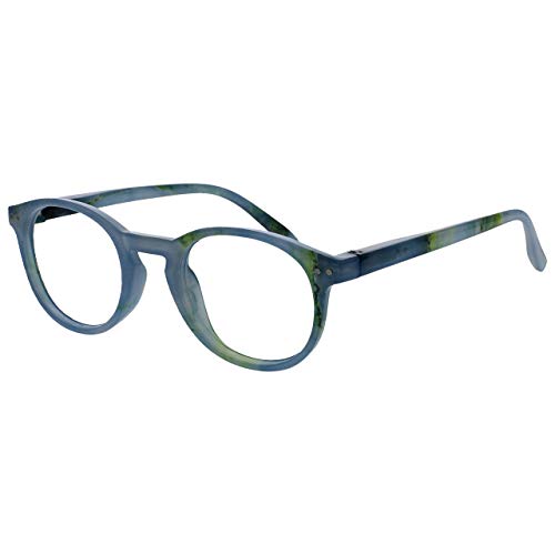 Opulize Zen Pack 4 Gafas De Lectura Con Lectores De Sol Rosa Púrpura Turquoise Cristal Pequeño Hombres Mujeres RRRS24-45QC +1,00